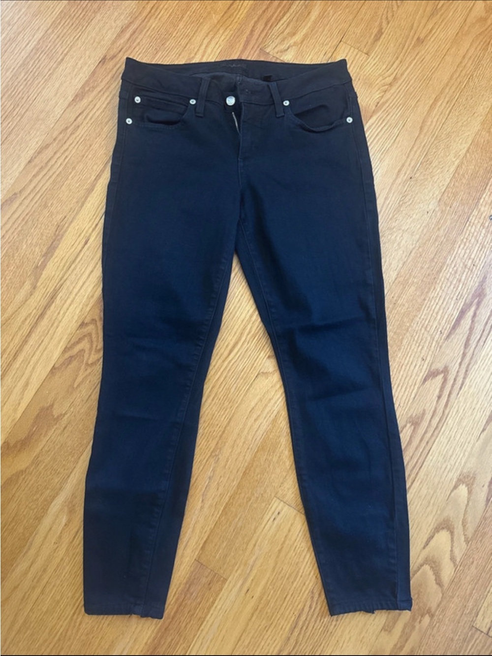 bebe Navy-Black Skinny Jeans